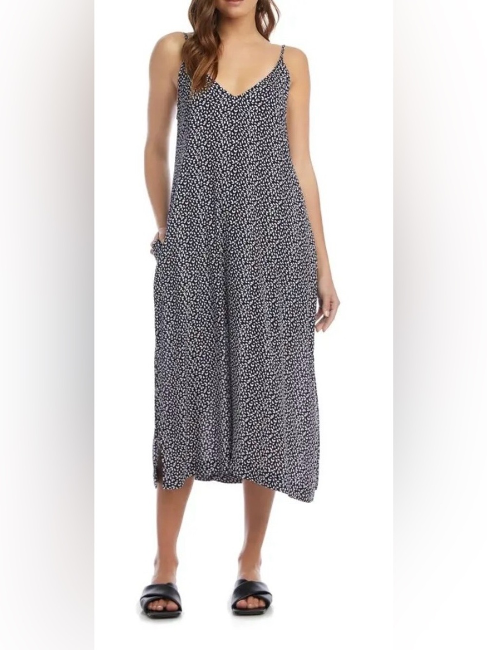 Karen Kane Black and White Printed Dress